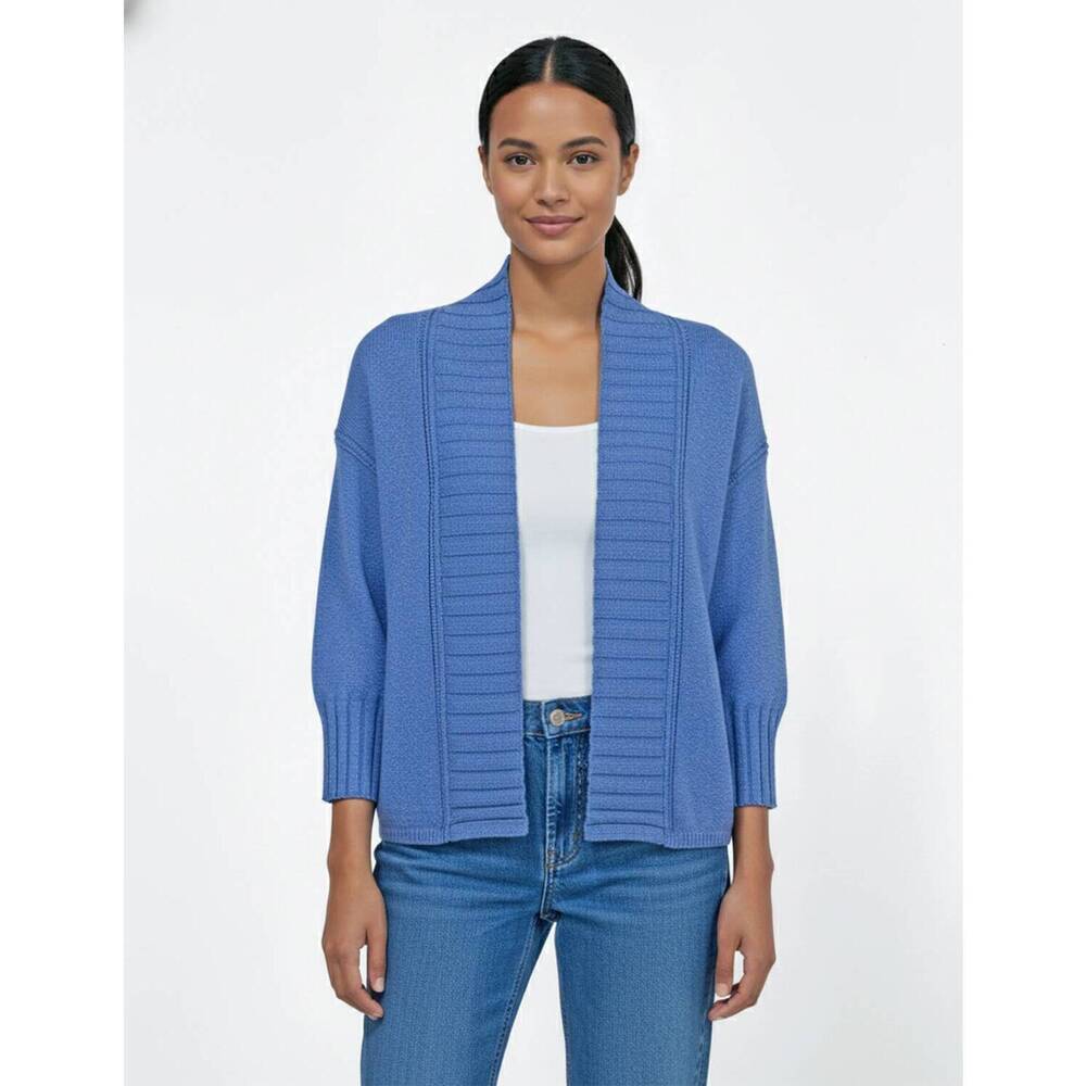 NEW INCASHMERE swing cardigan in denim